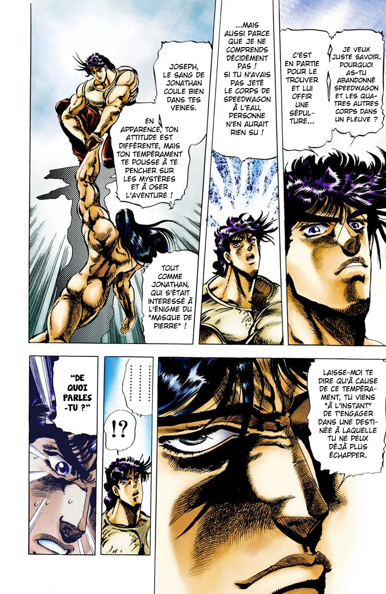 Read JoJo's Bizarre Adventure Part 2 Battle Tendency Official Colored FR Manga Online