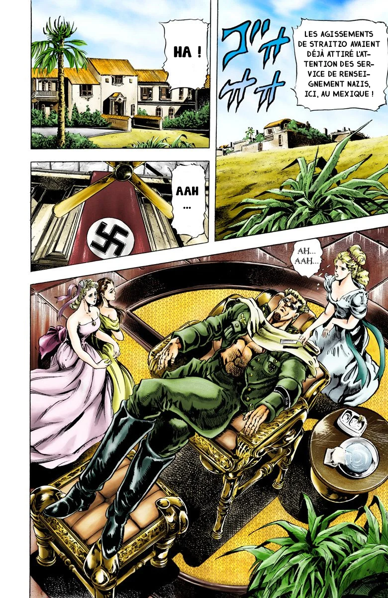 Read JoJo's Bizarre Adventure Part 2 Battle Tendency Official Colored FR Manga Online