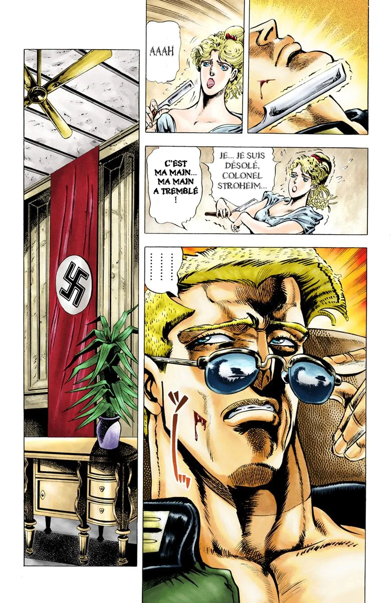 Read JoJo's Bizarre Adventure Part 2 Battle Tendency Official Colored FR Manga Online
