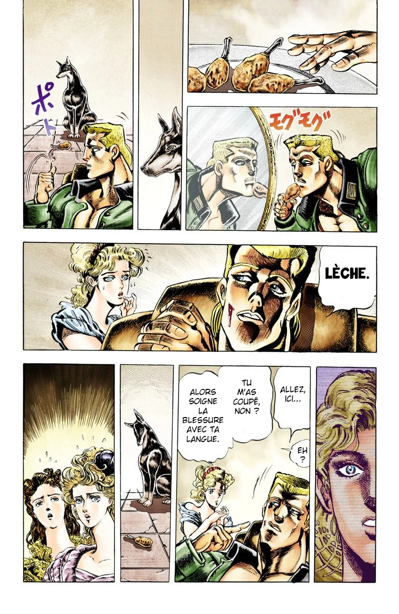 Read JoJo's Bizarre Adventure Part 2 Battle Tendency Official Colored FR Manga Online