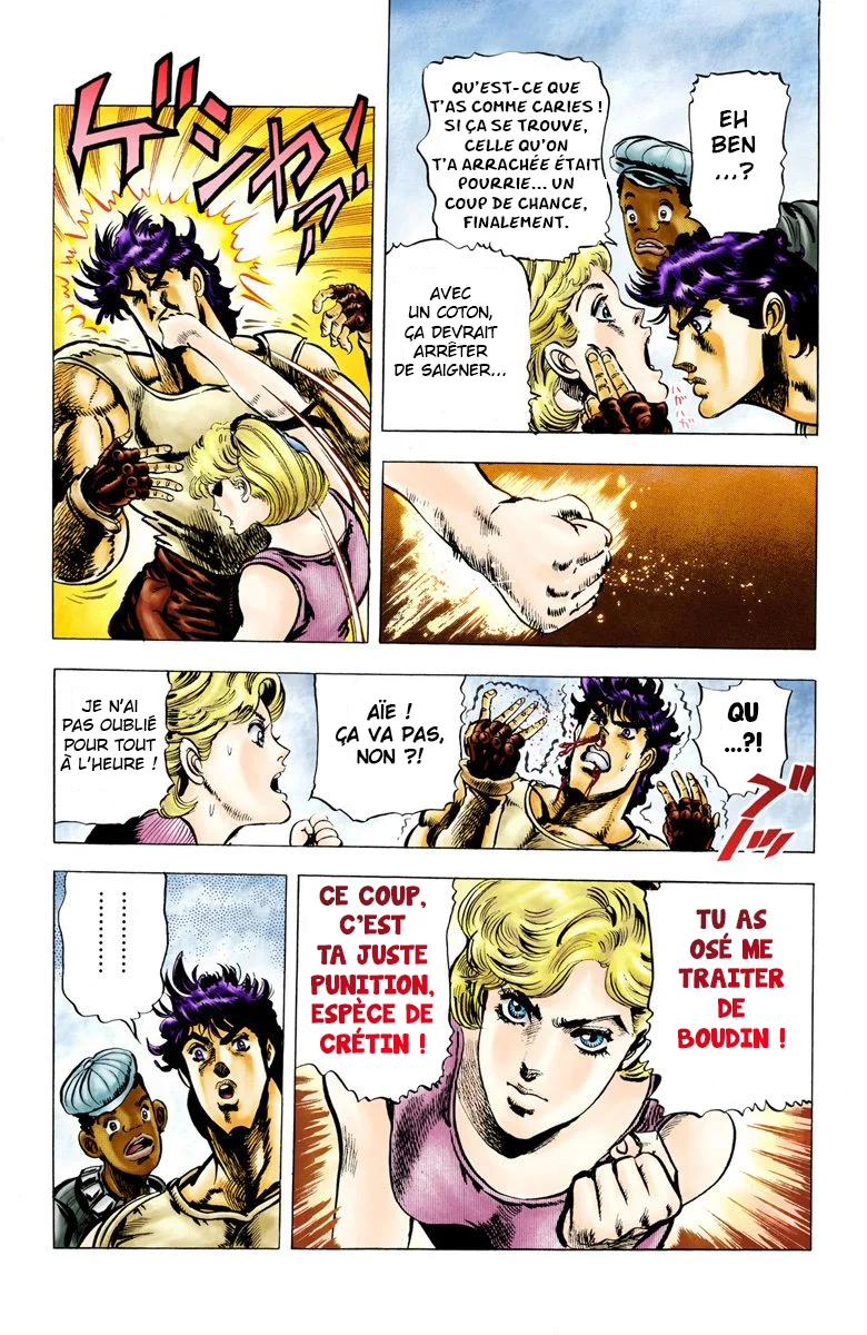 Read JoJo's Bizarre Adventure Part 2 Battle Tendency Official Colored FR Manga Online