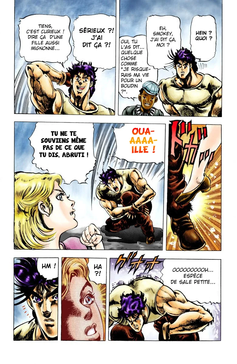 Read JoJo's Bizarre Adventure Part 2 Battle Tendency Official Colored FR Manga Online