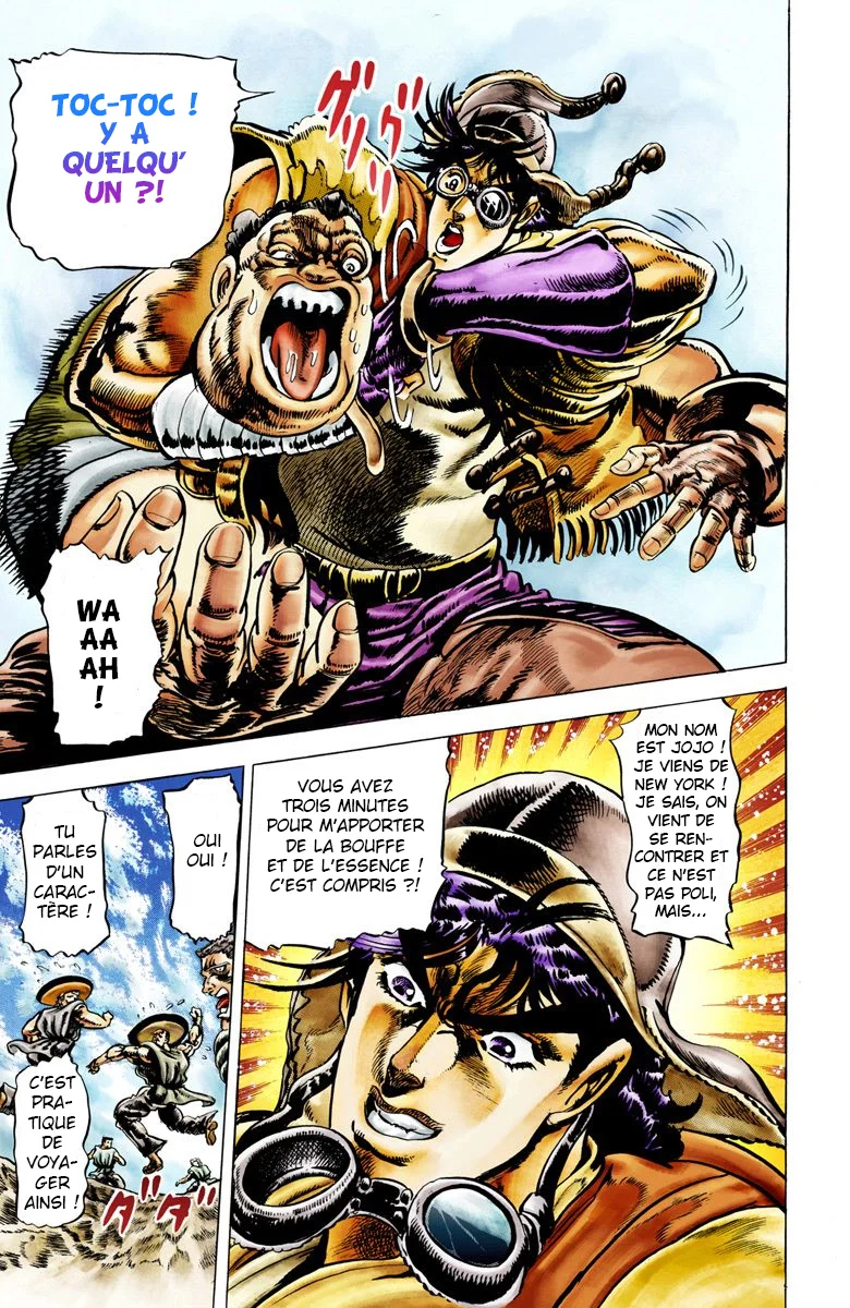 Read JoJo's Bizarre Adventure Part 2 Battle Tendency Official Colored FR Manga Online