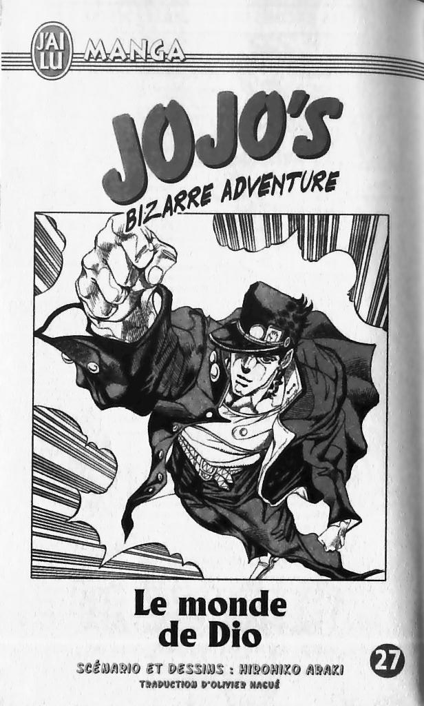 Read JoJo's Bizarre Adventure Part 3  Stardust Crusaders FR Manga Online
