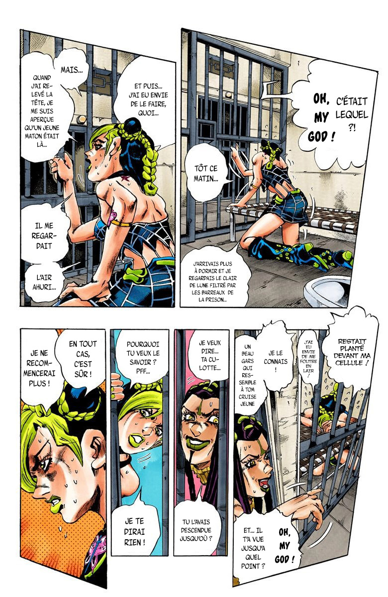 Read JoJo's Bizarre Adventure Part 6 Stone Ocean Official Colored FR Manga Online