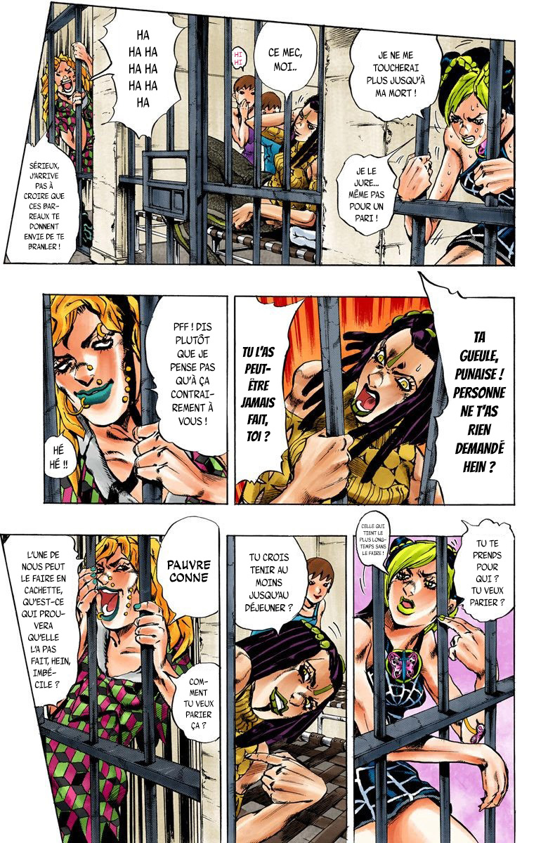 Read JoJo's Bizarre Adventure Part 6 Stone Ocean Official Colored FR Manga Online