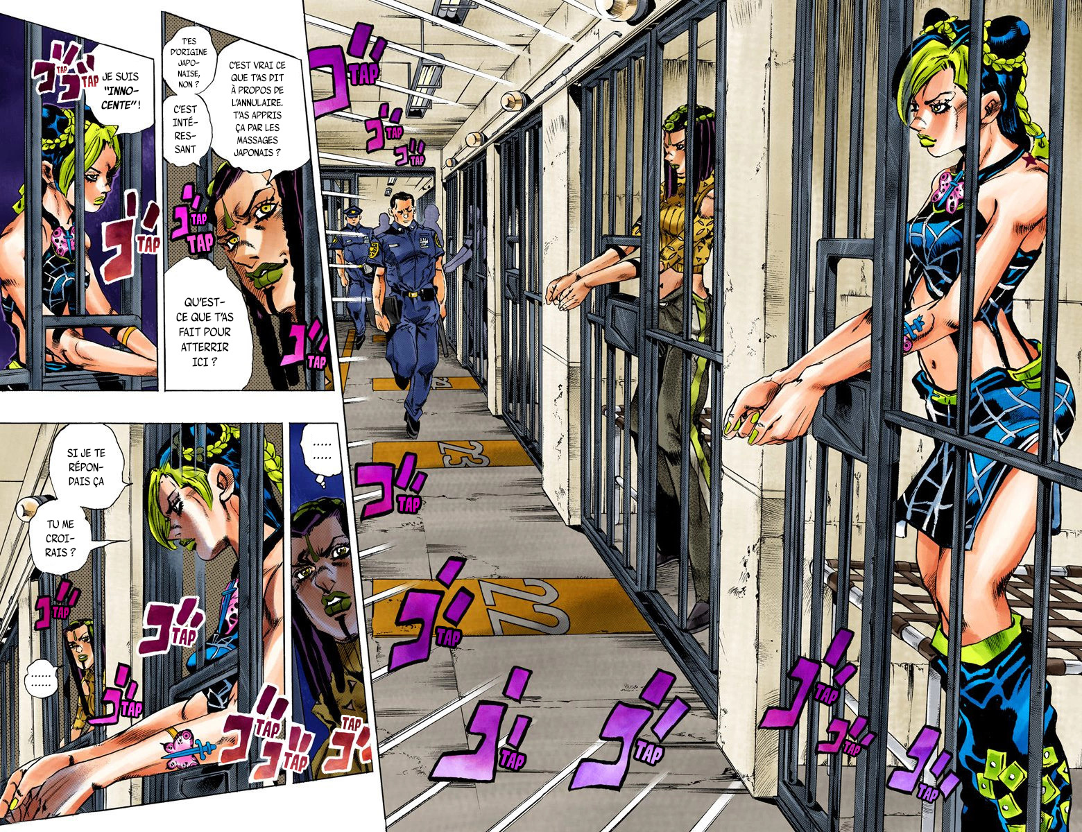 Read JoJo's Bizarre Adventure Part 6 Stone Ocean Official Colored FR Manga Online