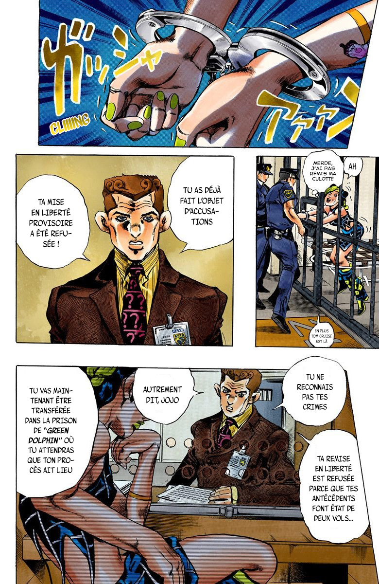 Read JoJo's Bizarre Adventure Part 6 Stone Ocean Official Colored FR Manga Online