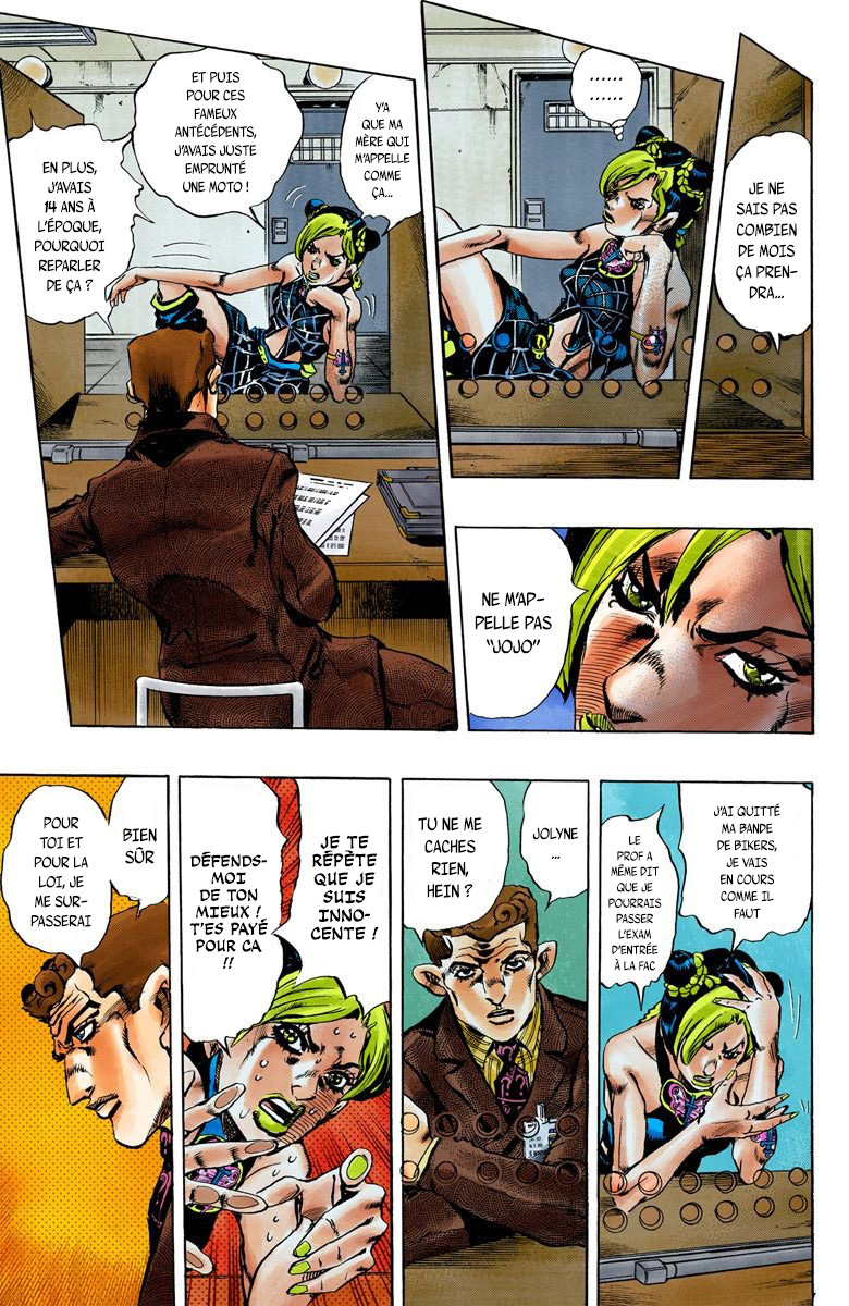 Read JoJo's Bizarre Adventure Part 6 Stone Ocean Official Colored FR Manga Online