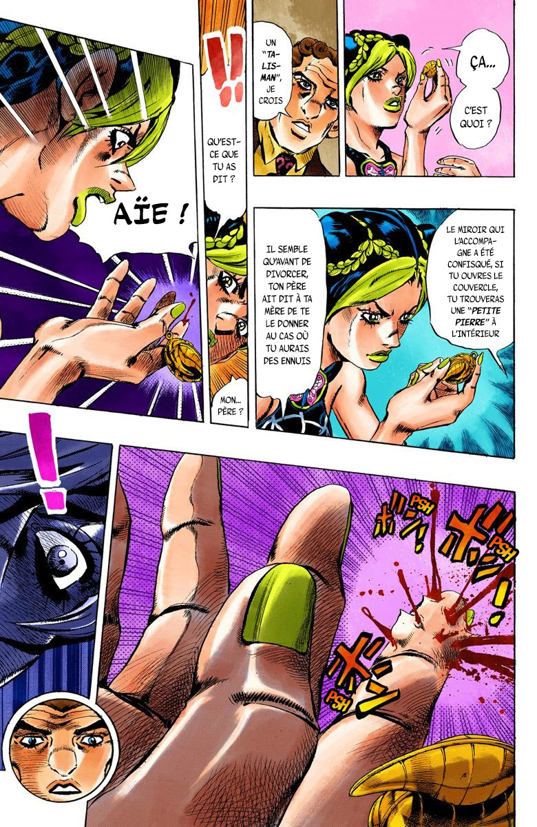 Read JoJo's Bizarre Adventure Part 6 Stone Ocean Official Colored FR Manga Online