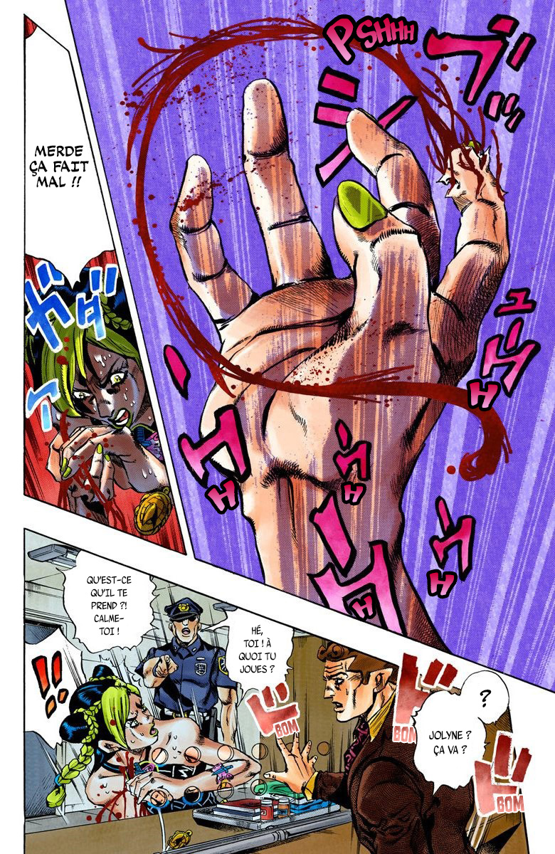 Read JoJo's Bizarre Adventure Part 6 Stone Ocean Official Colored FR Manga Online