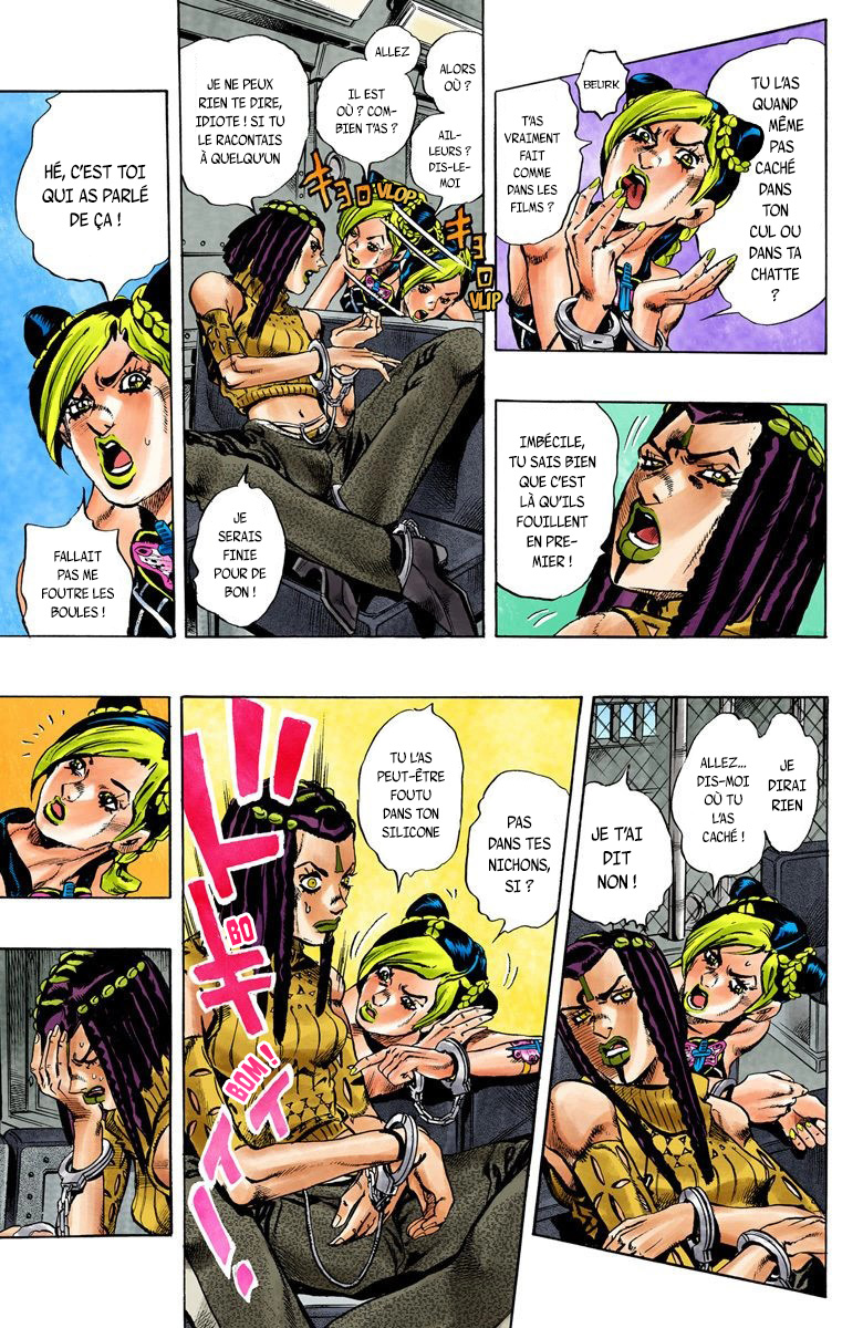 Read JoJo's Bizarre Adventure Part 6 Stone Ocean Official Colored FR Manga Online