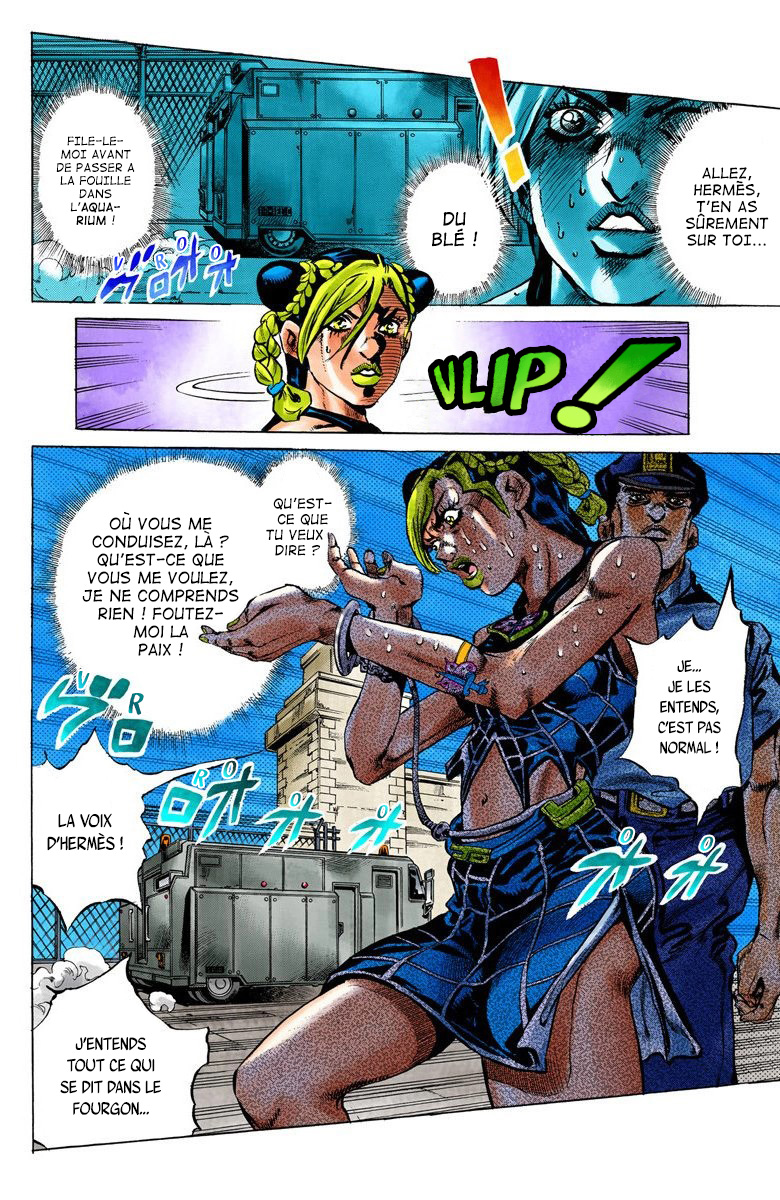 Read JoJo's Bizarre Adventure Part 6 Stone Ocean Official Colored FR Manga Online