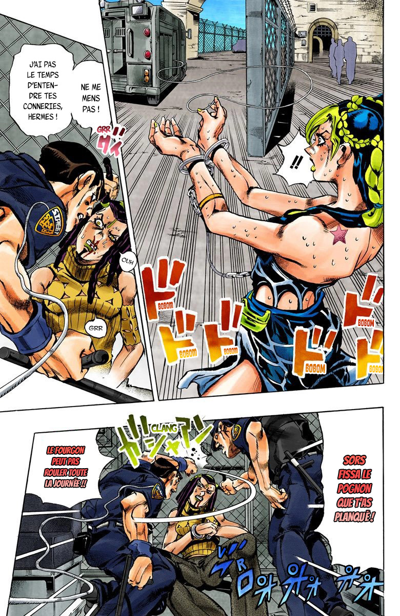Read JoJo's Bizarre Adventure Part 6 Stone Ocean Official Colored FR Manga Online