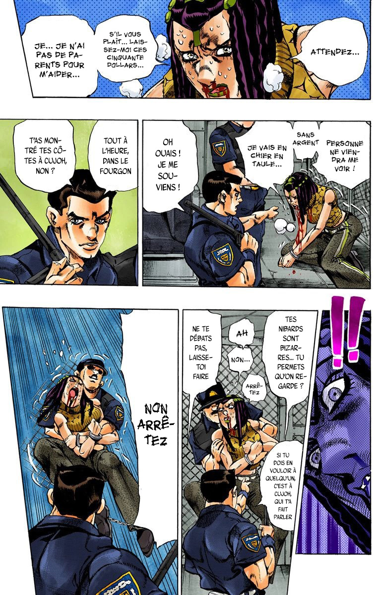 Read JoJo's Bizarre Adventure Part 6 Stone Ocean Official Colored FR Manga Online