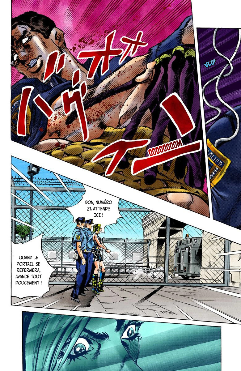 Read JoJo's Bizarre Adventure Part 6 Stone Ocean Official Colored FR Manga Online