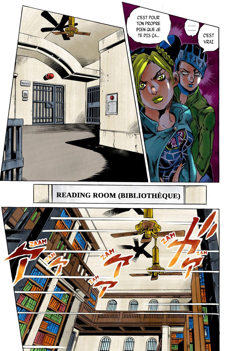 Read JoJo's Bizarre Adventure Part 6 Stone Ocean Official Colored FR Manga Online
