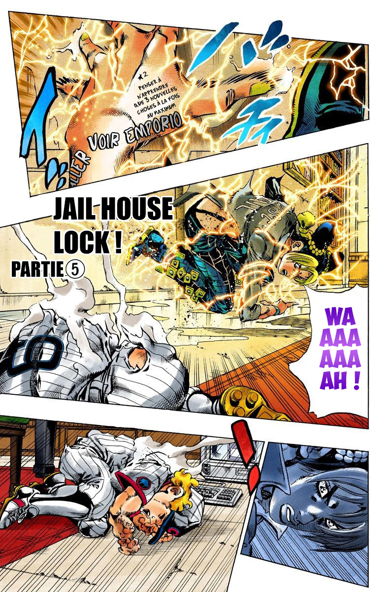 Read JoJo's Bizarre Adventure Part 6 Stone Ocean Official Colored FR Manga Online