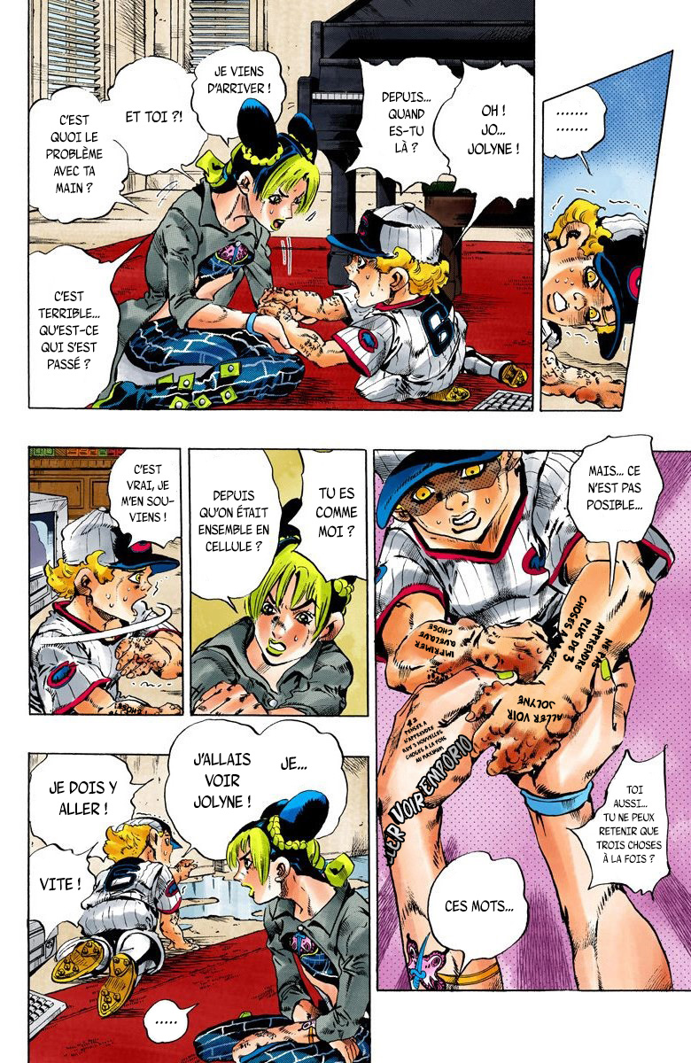 Read JoJo's Bizarre Adventure Part 6 Stone Ocean Official Colored FR Manga Online
