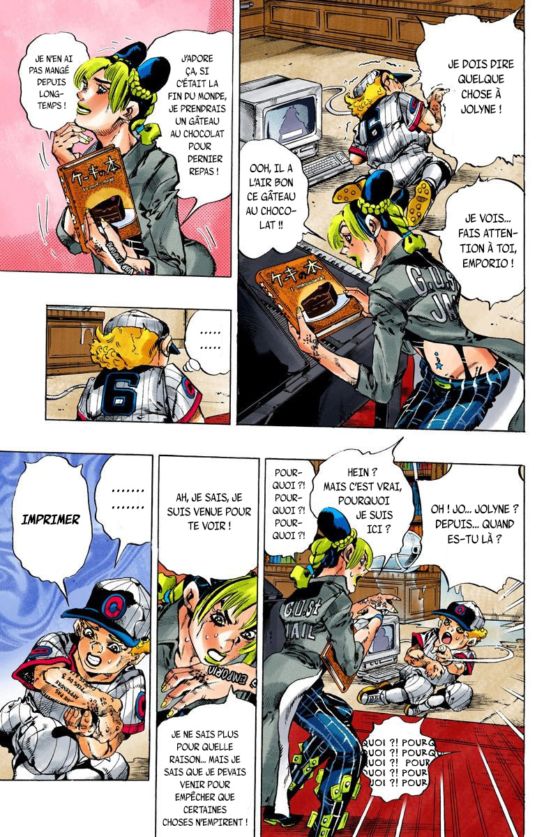 Read JoJo's Bizarre Adventure Part 6 Stone Ocean Official Colored FR Manga Online