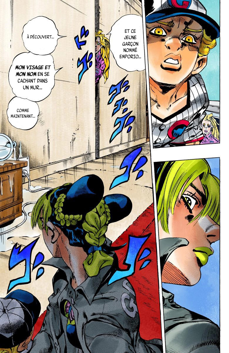 Read JoJo's Bizarre Adventure Part 6 Stone Ocean Official Colored FR Manga Online