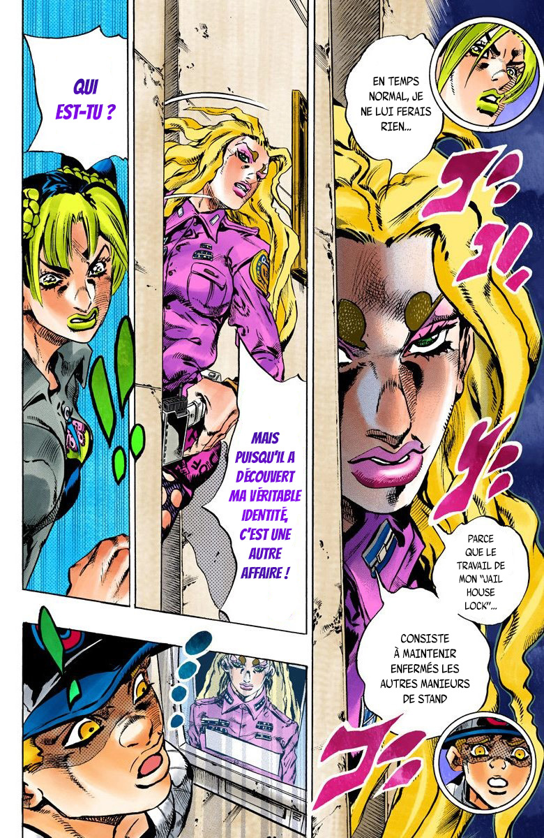 Read JoJo's Bizarre Adventure Part 6 Stone Ocean Official Colored FR Manga Online