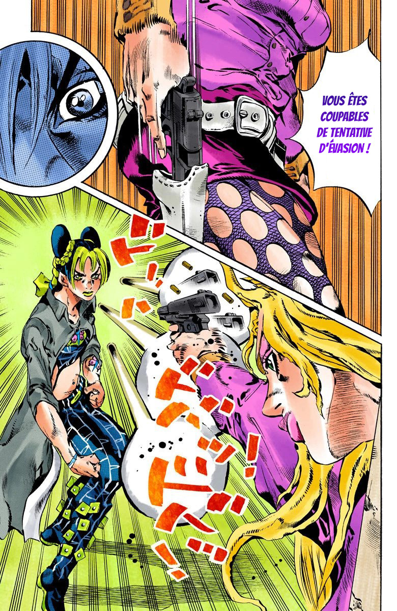 Read JoJo's Bizarre Adventure Part 6 Stone Ocean Official Colored FR Manga Online