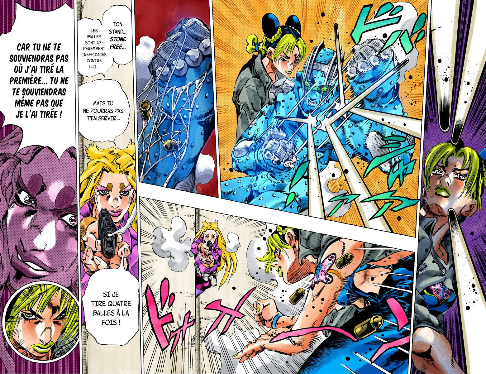 Read JoJo's Bizarre Adventure Part 6 Stone Ocean Official Colored FR Manga Online