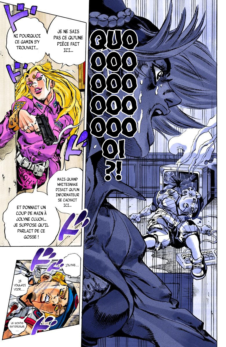 Read JoJo's Bizarre Adventure Part 6 Stone Ocean Official Colored FR Manga Online