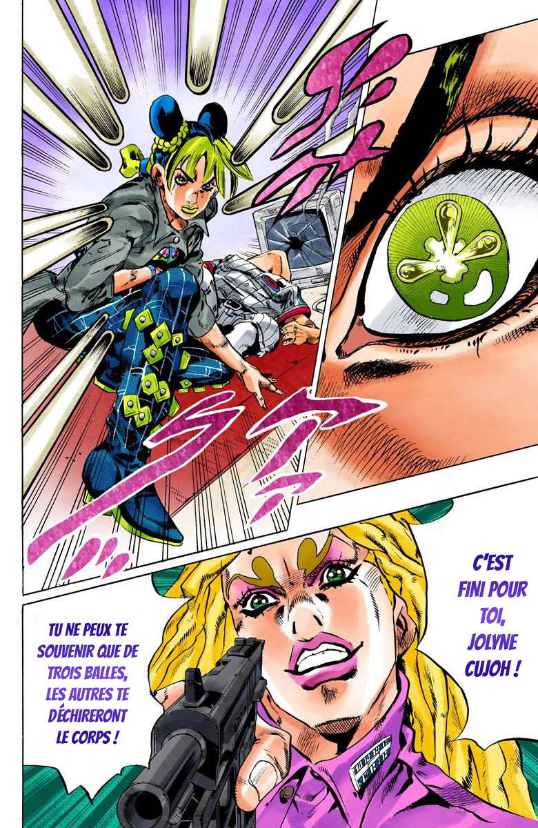 Read JoJo's Bizarre Adventure Part 6 Stone Ocean Official Colored FR Manga Online