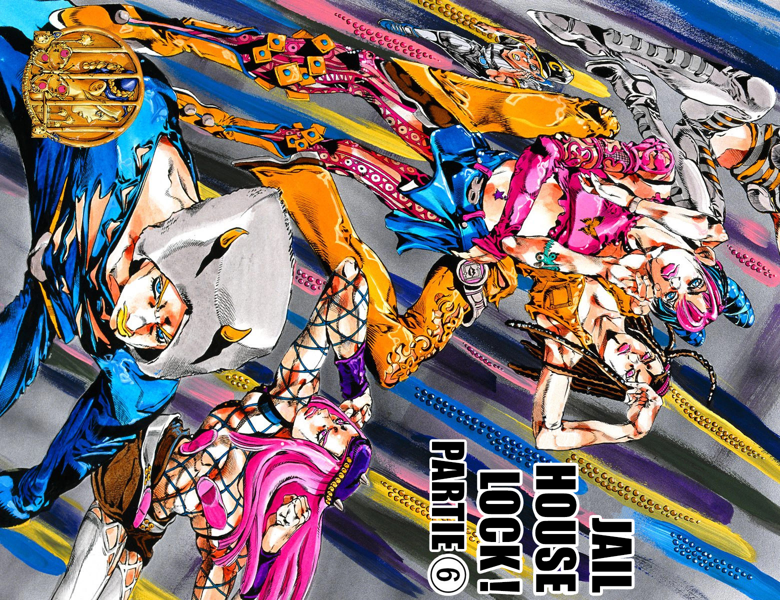 Read JoJo's Bizarre Adventure Part 6 Stone Ocean Official Colored FR Manga Online