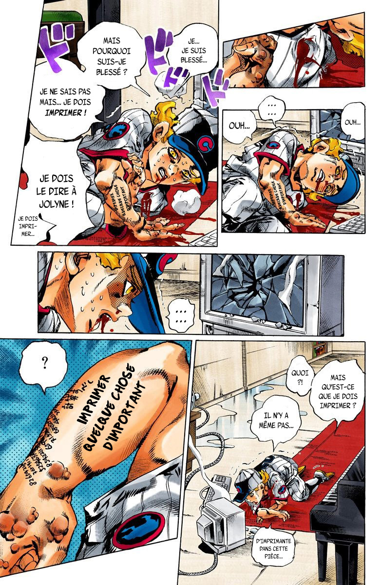 Read JoJo's Bizarre Adventure Part 6 Stone Ocean Official Colored FR Manga Online