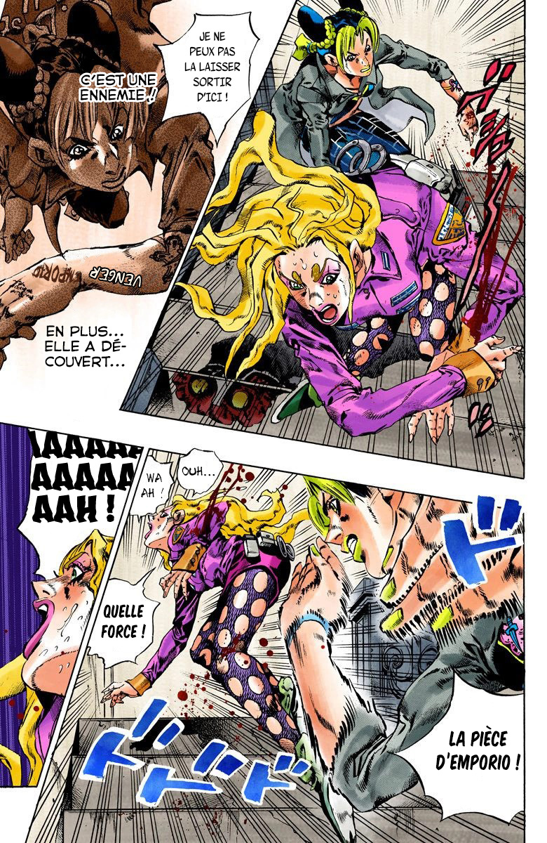 Read JoJo's Bizarre Adventure Part 6 Stone Ocean Official Colored FR Manga Online