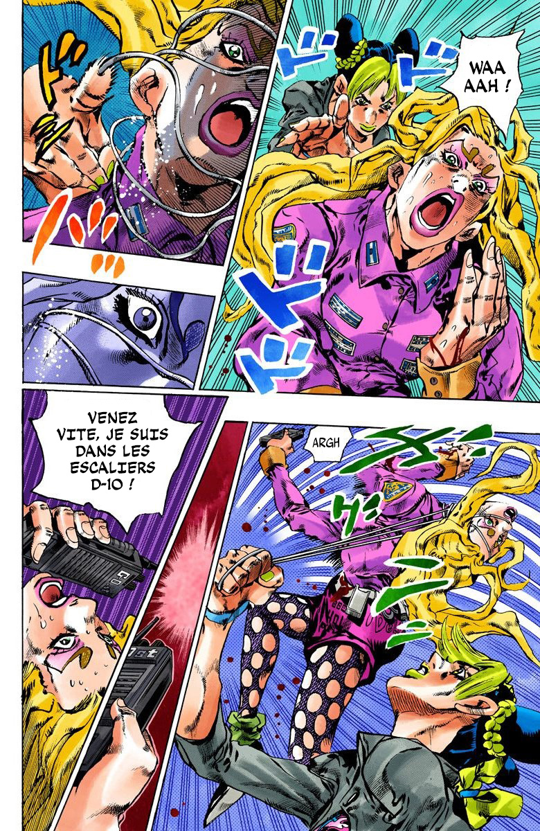 Read JoJo's Bizarre Adventure Part 6 Stone Ocean Official Colored FR Manga Online