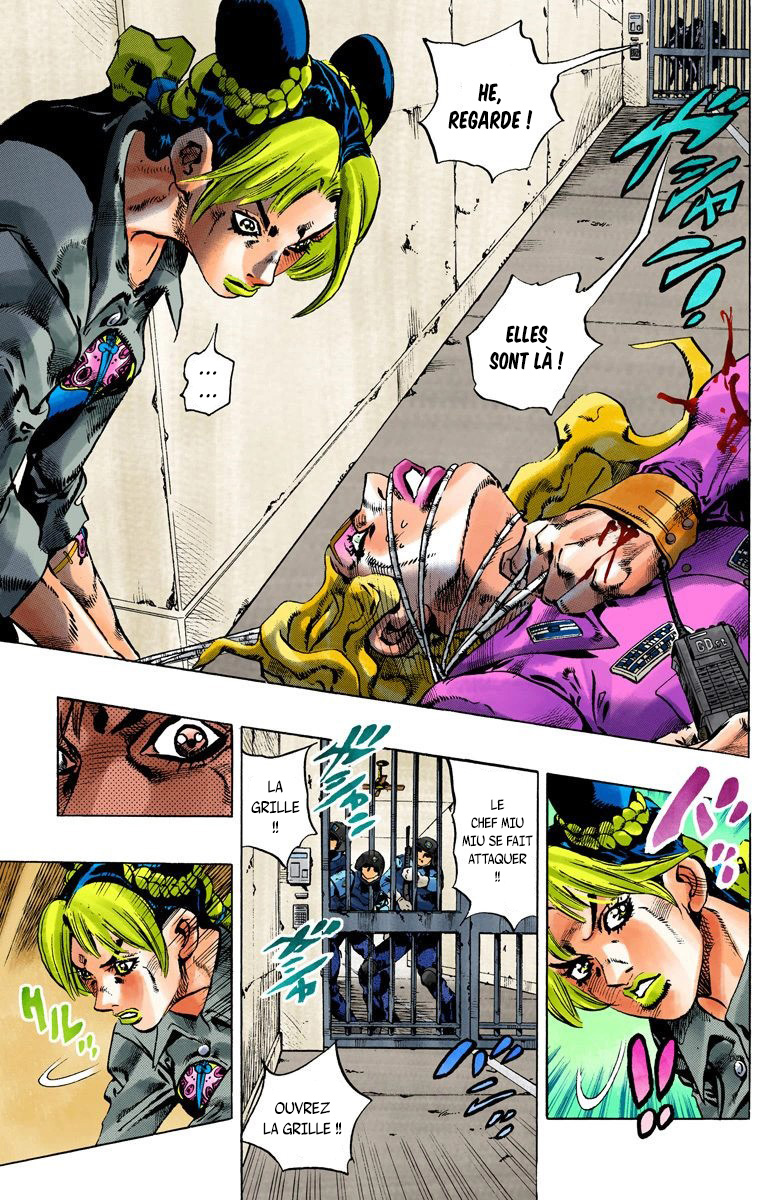 Read JoJo's Bizarre Adventure Part 6 Stone Ocean Official Colored FR Manga Online