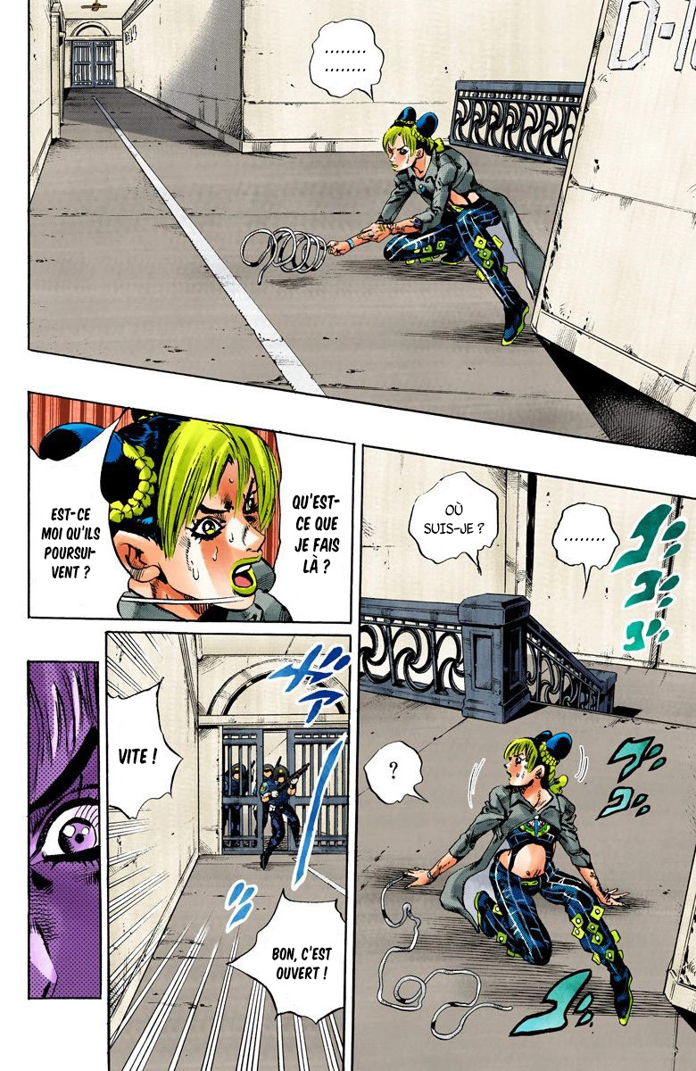 Read JoJo's Bizarre Adventure Part 6 Stone Ocean Official Colored FR Manga Online