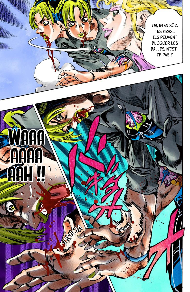 Read JoJo's Bizarre Adventure Part 6 Stone Ocean Official Colored FR Manga Online