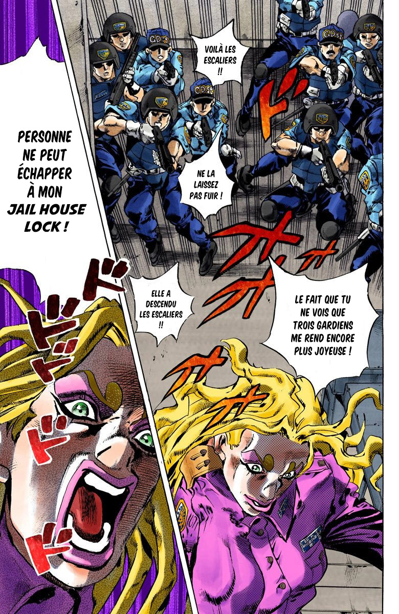 Read JoJo's Bizarre Adventure Part 6 Stone Ocean Official Colored FR Manga Online