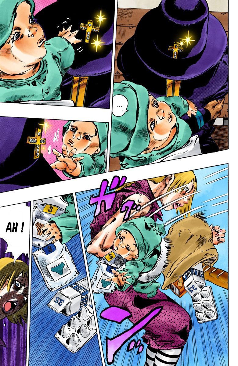 Read JoJo's Bizarre Adventure Part 6 Stone Ocean Official Colored FR Manga Online