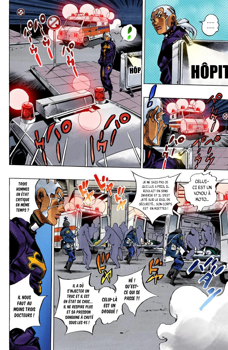 Read JoJo's Bizarre Adventure Part 6 Stone Ocean Official Colored FR Manga Online