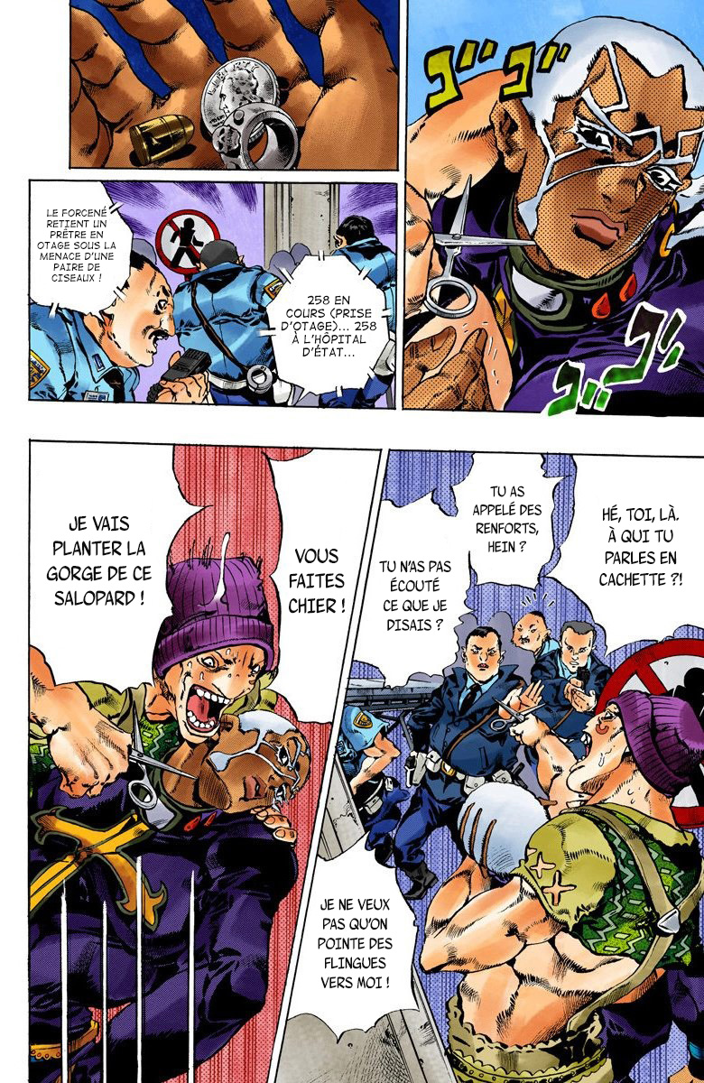 Read JoJo's Bizarre Adventure Part 6 Stone Ocean Official Colored FR Manga Online