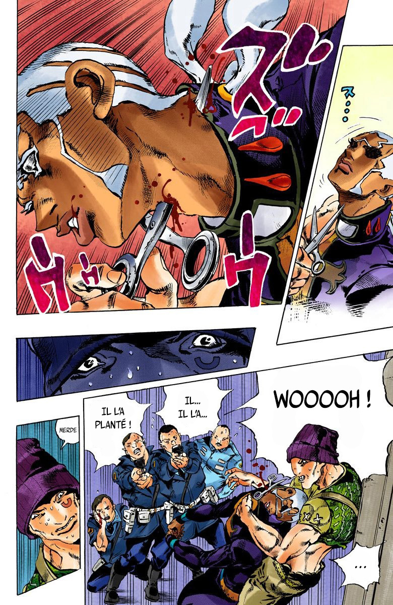 Read JoJo's Bizarre Adventure Part 6 Stone Ocean Official Colored FR Manga Online