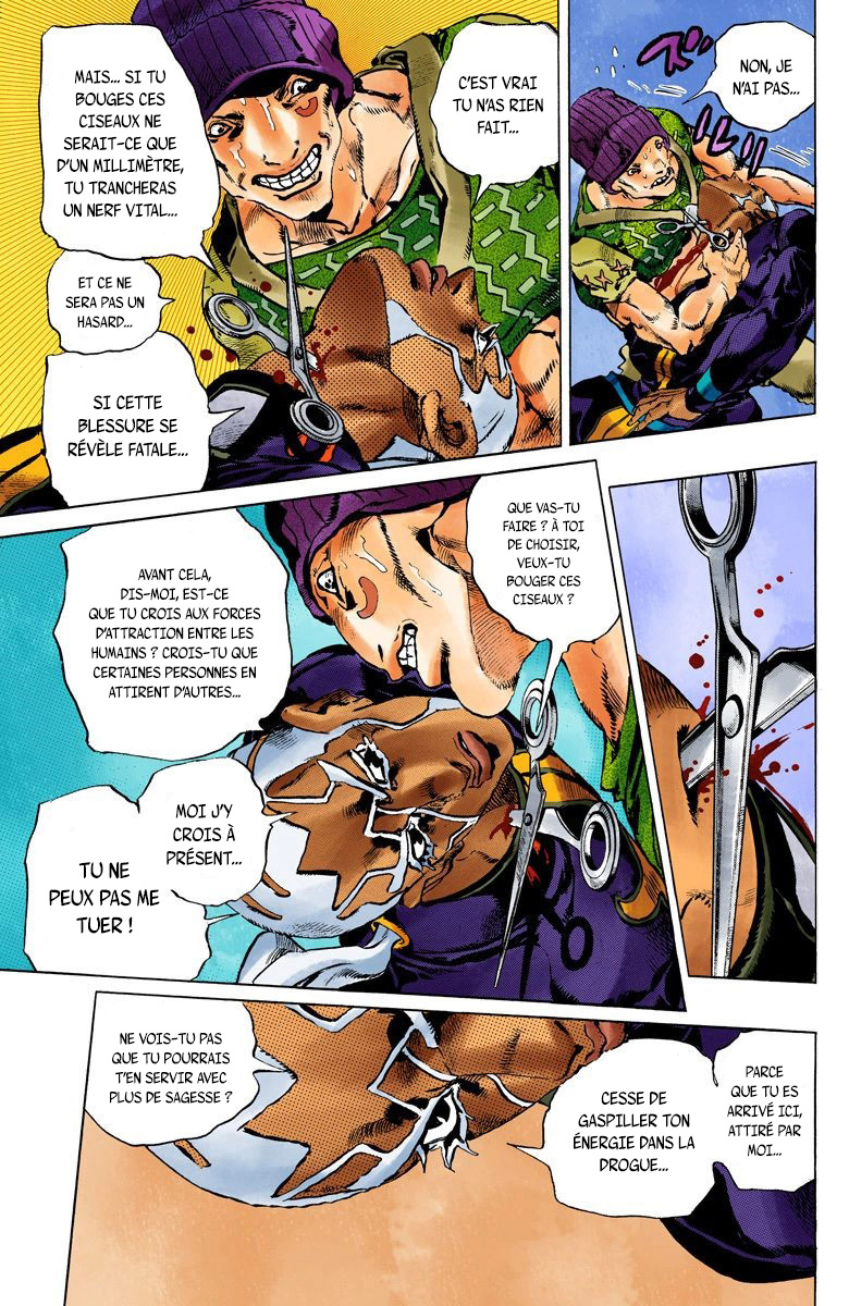 Read JoJo's Bizarre Adventure Part 6 Stone Ocean Official Colored FR Manga Online