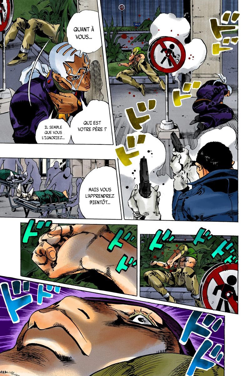 Read JoJo's Bizarre Adventure Part 6 Stone Ocean Official Colored FR Manga Online