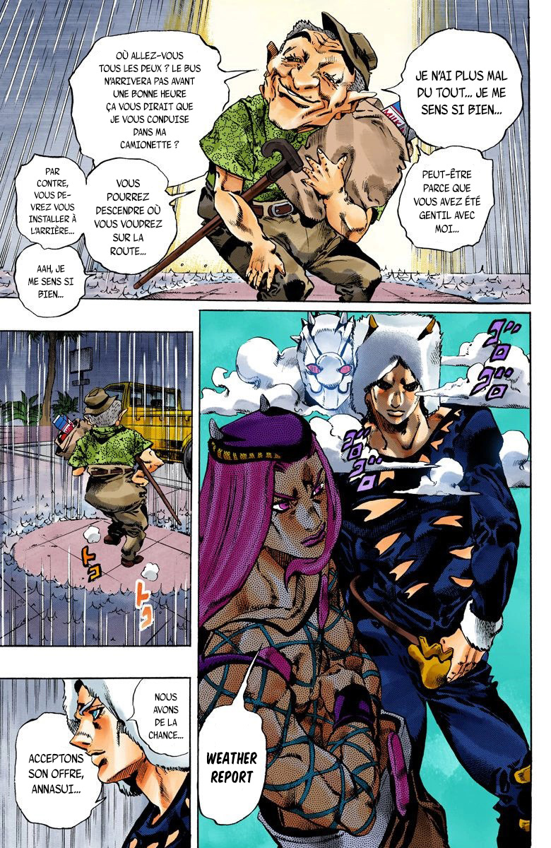 Read JoJo's Bizarre Adventure Part 6 Stone Ocean Official Colored FR Manga Online