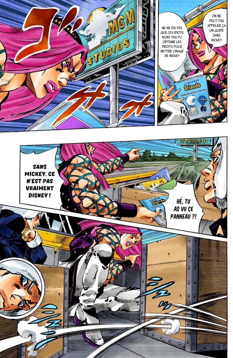 Read JoJo's Bizarre Adventure Part 6 Stone Ocean Official Colored FR Manga Online