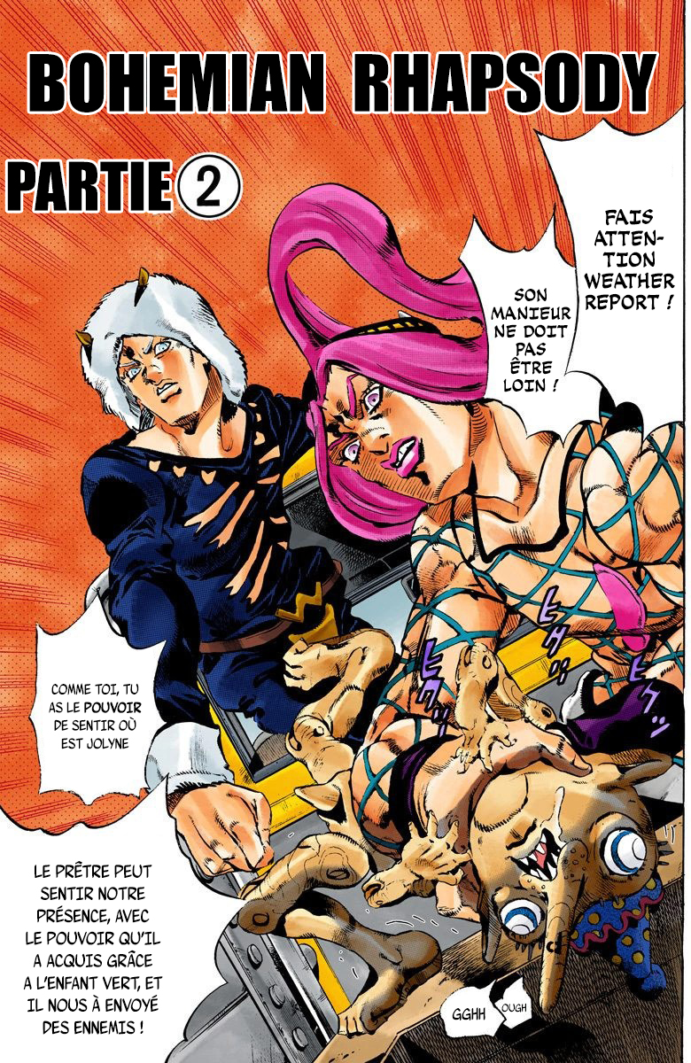 Read JoJo's Bizarre Adventure Part 6 Stone Ocean Official Colored FR Manga Online