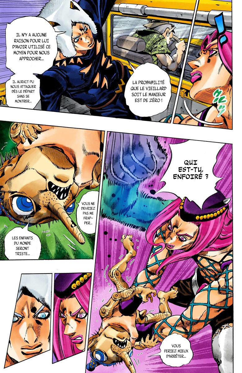 Read JoJo's Bizarre Adventure Part 6 Stone Ocean Official Colored FR Manga Online