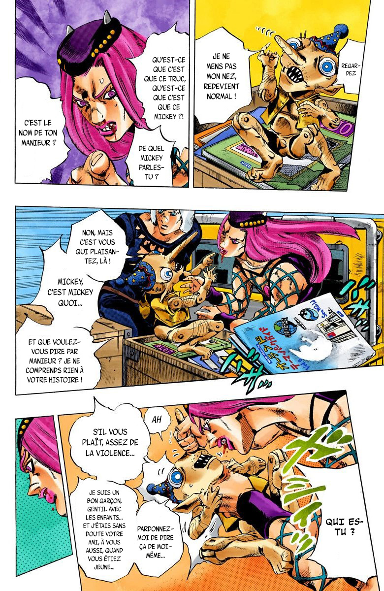 Read JoJo's Bizarre Adventure Part 6 Stone Ocean Official Colored FR Manga Online