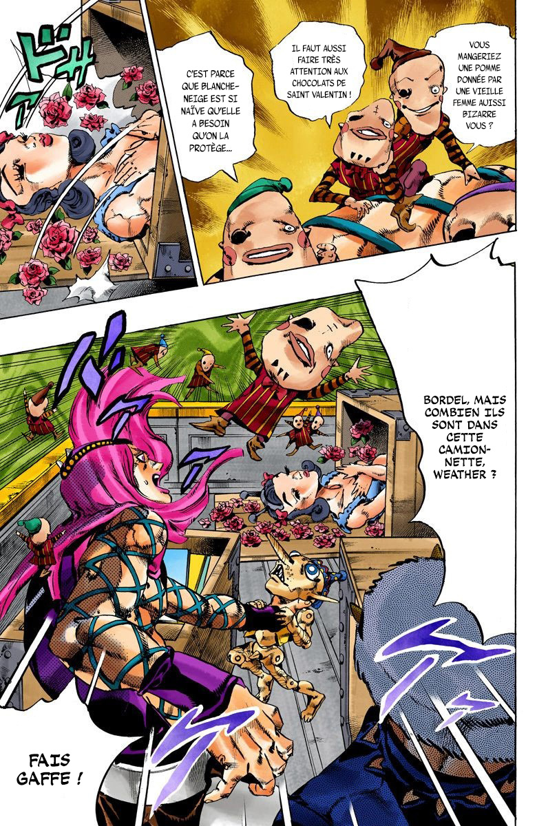 Read JoJo's Bizarre Adventure Part 6 Stone Ocean Official Colored FR Manga Online